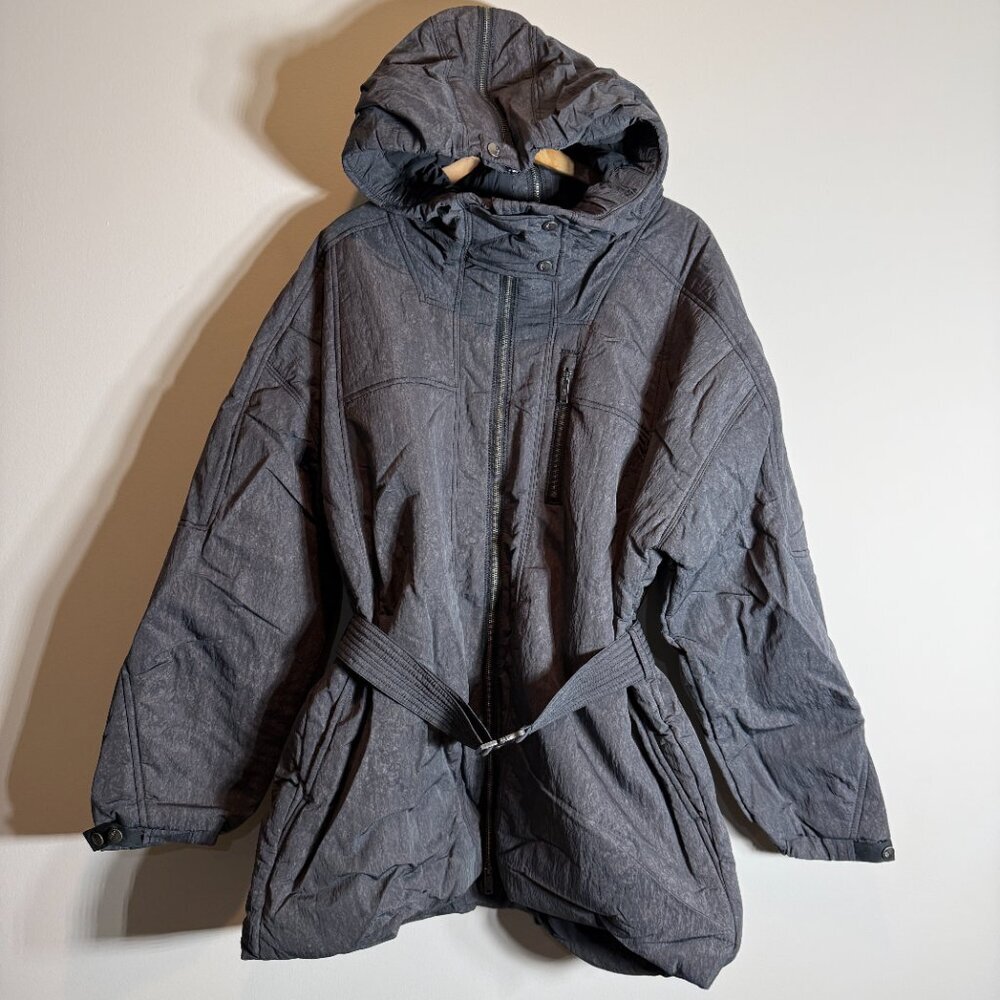 Free People FP Movement Tricked Out Trek Puffer Jacket Women's Large Black NWT - Picture 6 of 16